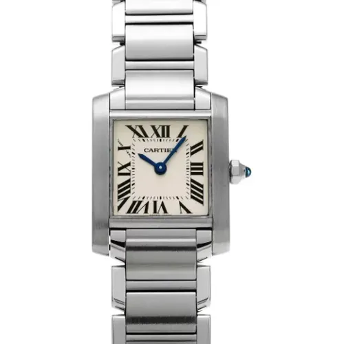 Pre-owned Stainless Steel watches , female, Sizes: ONE SIZE - Cartier Vintage - Modalova