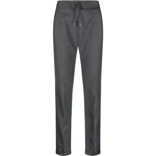 Grey Trousers for Women - High-Quality Material , female, Sizes: L, M - Fabiana Filippi - Modalova