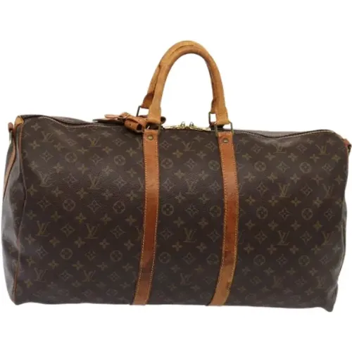 Pre-owned Canvas travel-bags , female, Sizes: ONE SIZE - Louis Vuitton Vintage - Modalova