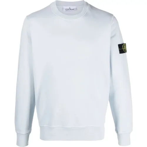 Compass Patch logo Sweatshirt in , male, Sizes: S - Stone Island - Modalova