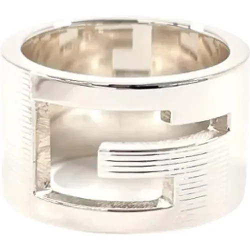 Pre-owned Metal rings , female, Sizes: ONE SIZE - Gucci Vintage - Modalova