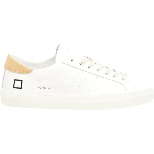 Weiße Leder Low Top Sneakers - D.a.t.e. - Modalova