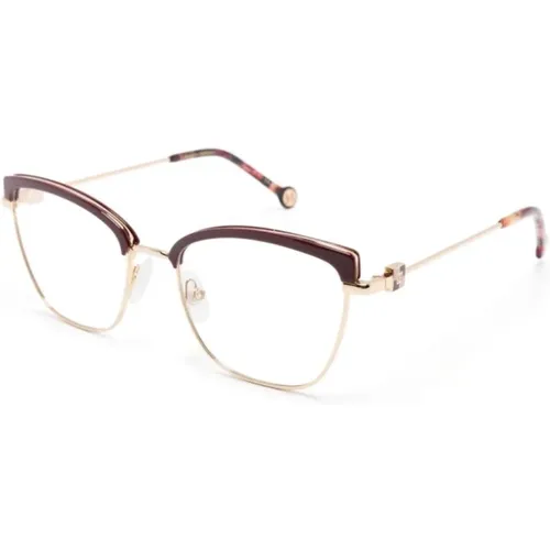 Rote Optische Brille für den Alltag,Schwarze Optische Brille, Alltagsstil - Carolina Herrera - Modalova