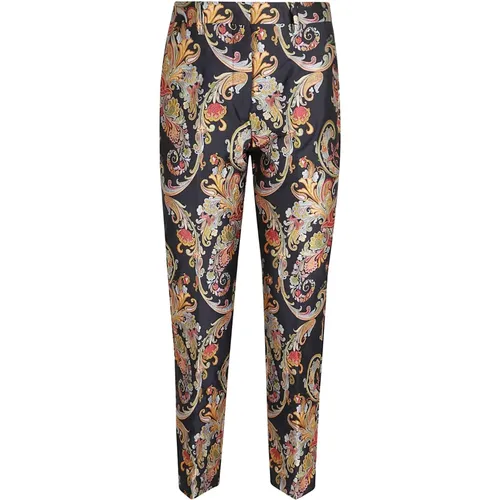 Black Trousers for Women Aw24 , female, Sizes: XS, S - ETRO - Modalova