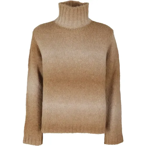 Alpaca Turtleneck Sweater , Damen, Größe: L - Woolrich - Modalova