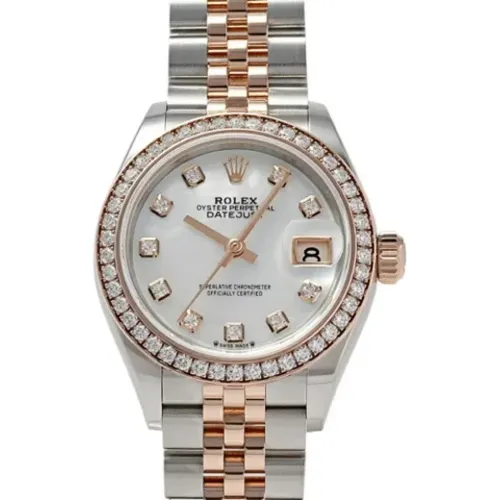 Pre-owned Rose Gold watches , female, Sizes: ONE SIZE - Rolex Vintage - Modalova