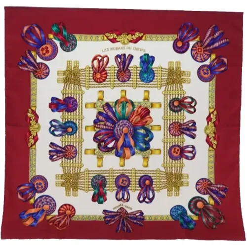 Pre-owned Silk scarves , female, Sizes: ONE SIZE - Hermès Vintage - Modalova