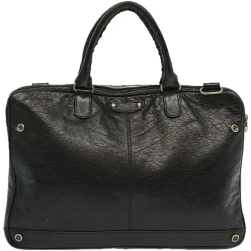Pre-owned Leather briefcases , female, Sizes: ONE SIZE - Balenciaga Vintage - Modalova