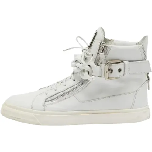 Pre-owned Leather sneakers , female, Sizes: 11 UK - Giuseppe Zanotti Pre-owned - Modalova