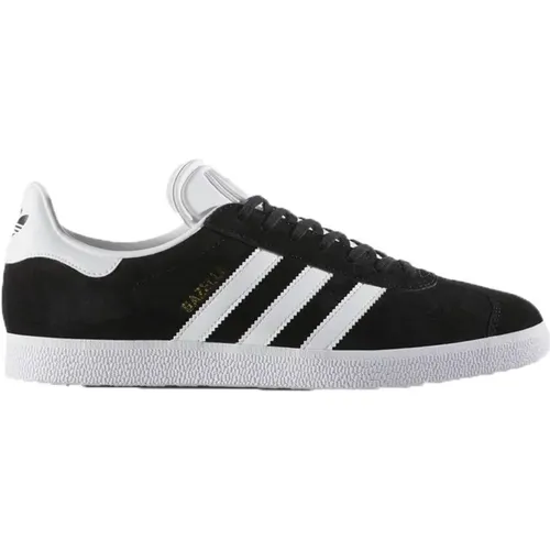 Schwarze Leder Schnürschuhe für Männer , Herren, Größe: 44 EU - Adidas - Modalova