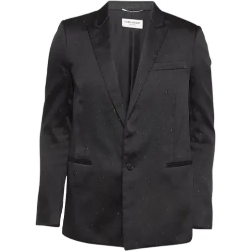 Pre-owned Fabric outerwear , male, Sizes: 3XS - Yves Saint Laurent Vintage - Modalova