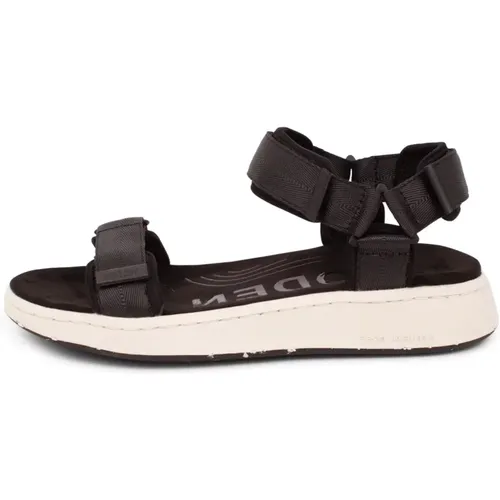 Comfortable Textile and Rubber Sandal , female, Sizes: 8 UK, 9 UK, 6 UK - Woden - Modalova