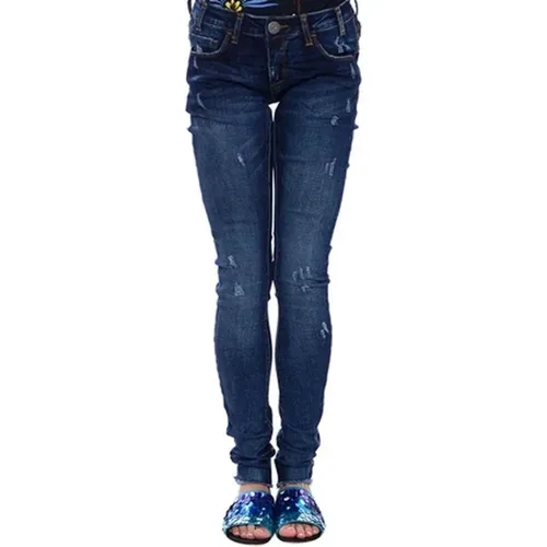 Dunkelblaue Skinny Jeans Kollektion , Damen, Größe: W28 - One Teaspoon - Modalova