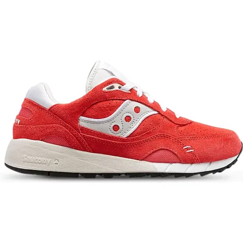 Rote Shadow-6000 Sneakers - Unisex Stylische Schuhe , Herren, Größe: 40 EU - Saucony - Modalova