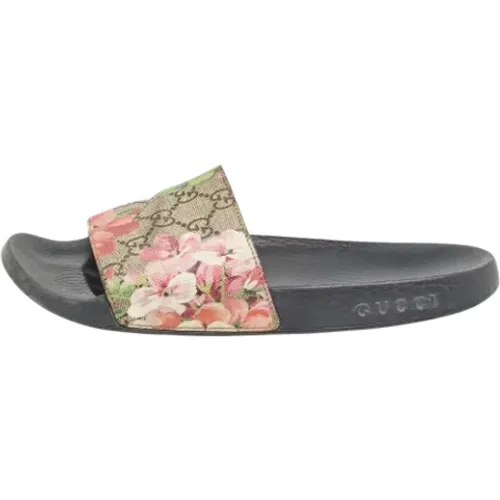 Pre-owned Canvas flats , female, Sizes: 6 UK - Gucci Vintage - Modalova