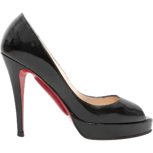 Pre-owned Leather heels , female, Sizes: 4 UK - Christian Louboutin Pre-owned - Modalova