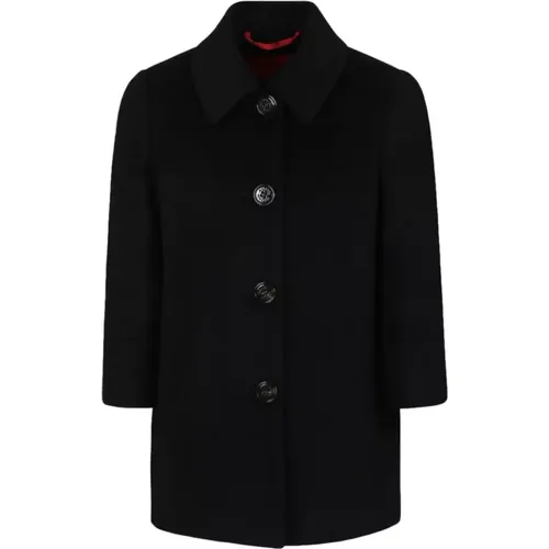 Schwarze Eleganz Jacke & Mantel Aw24 - Max & Co - Modalova