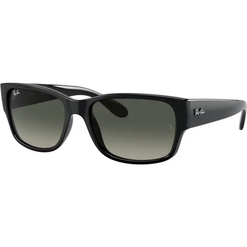 Klische schwarze Sonnenbrille RB 4388 , unisex, Größe: 58 MM - Ray-Ban - Modalova