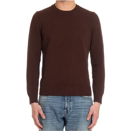 Cotton Crewneck Sweater , male, Sizes: 2XL, XL - Drumohr - Modalova