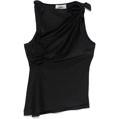 Sleeveless Top with Asymmetric Design , female, Sizes: M - Coperni - Modalova