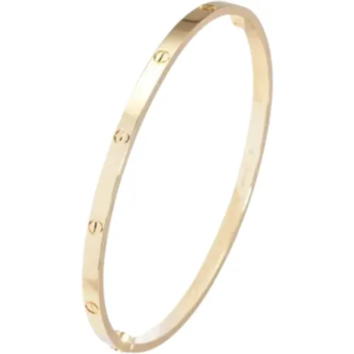 Pre-owned Gold bracelets , female, Sizes: ONE SIZE - Cartier Vintage - Modalova