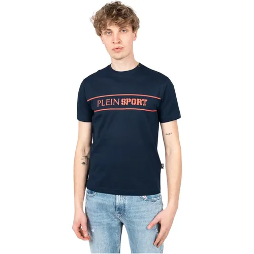 Simple Framelon T-Shirt , Herren, Größe: S - Plein Sport - Modalova