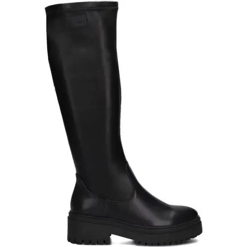 Schwarze Damen Stiefeletten , Damen, Größe: 41 EU - Mexx - Modalova