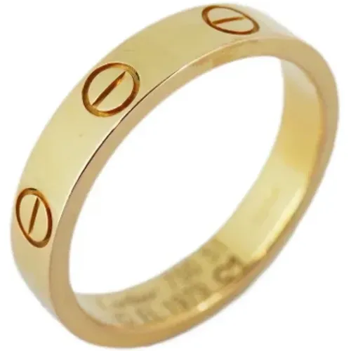 Pre-owned Rose Gold rings , female, Sizes: ONE SIZE - Cartier Vintage - Modalova