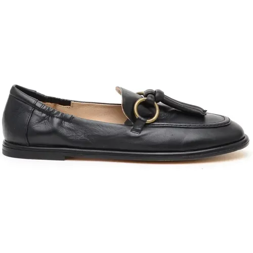 Leather Moccasin , female, Sizes: 6 UK - Pomme D'or - Modalova