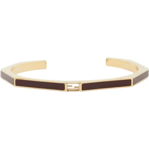 Pre-owned Metal bracelets , female, Sizes: ONE SIZE - Fendi Vintage - Modalova