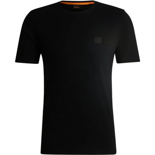 Kurzarm T-Shirt , Herren, Größe: L - Hugo Boss - Modalova