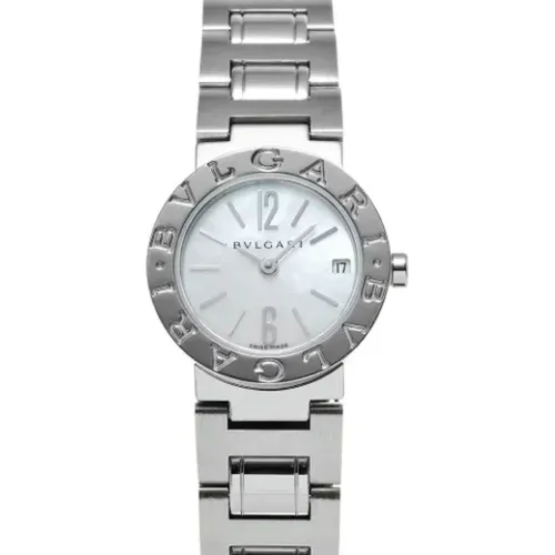 Pre-owned Stainless Steel watches , female, Sizes: ONE SIZE - Bvlgari Vintage - Modalova