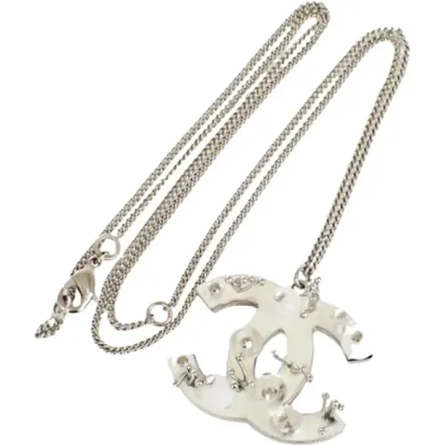 Pre-owned Metal necklaces , female, Sizes: ONE SIZE - Chanel Vintage - Modalova