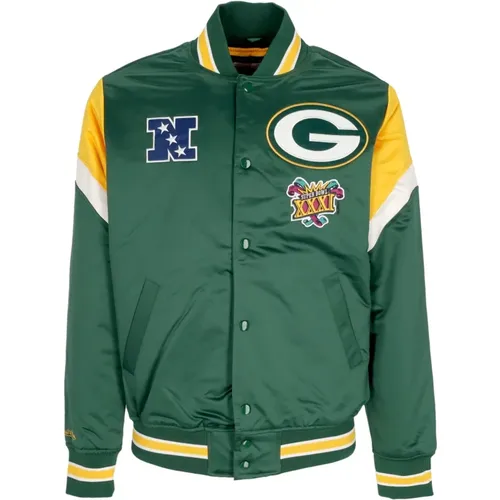 NFL Bay Packers Bomberjacke - Mitchell & Ness - Modalova