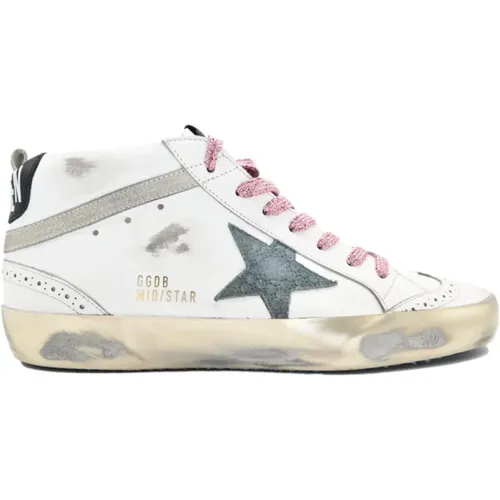 And Green Star Sneakers , male, Sizes: 5 UK - Golden Goose - Modalova