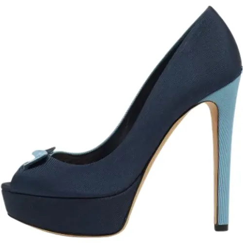 Pre-owned Fabric heels , female, Sizes: 4 UK - Dior Vintage - Modalova