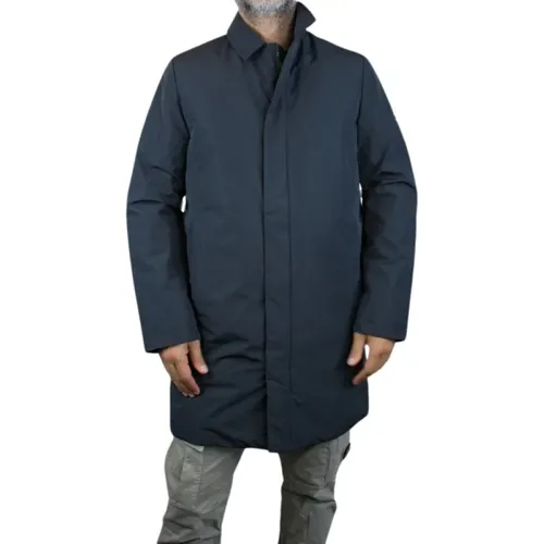 Navy Blue 3/4 Parka , male, Sizes: XL - Ecoalf - Modalova