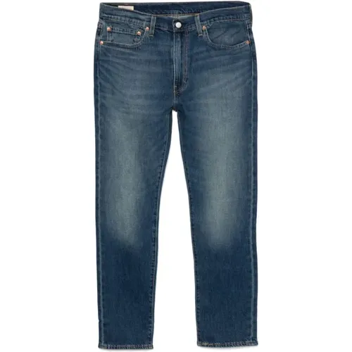 Levi's, Slim Cut Navy Denim Jeans , Herren, Größe: W33 - Levis - Modalova