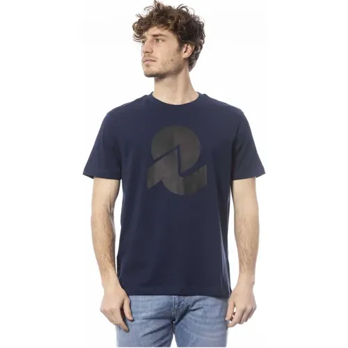 Cotton Logo Print T-Shirt , male, Sizes: XL, 2XL, L, S, M - Invicta - Modalova