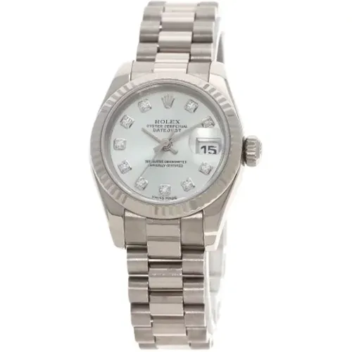 Pre-owned White Gold watches , female, Sizes: ONE SIZE - Rolex Vintage - Modalova