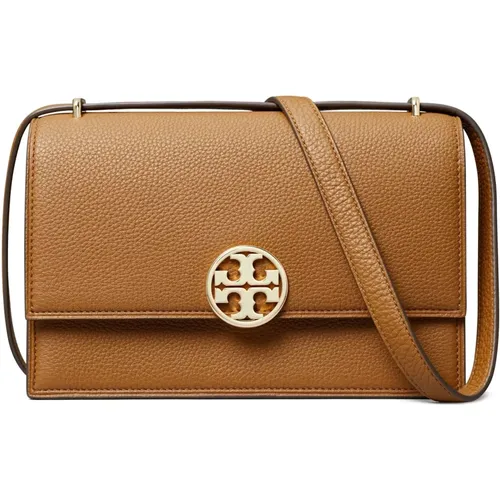 Leather Shoulder Bag , female, Sizes: ONE SIZE - TORY BURCH - Modalova