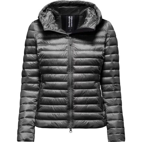 Padded Jacket with Hood in Bright Nylon , female, Sizes: XL, S, 2XL - BomBoogie - Modalova