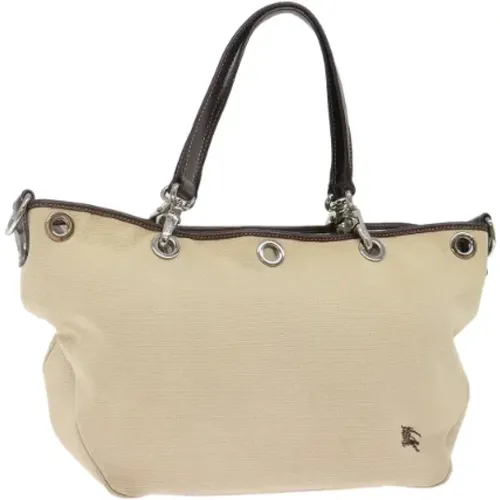 Pre-owned Canvas handbags , female, Sizes: ONE SIZE - Burberry Vintage - Modalova