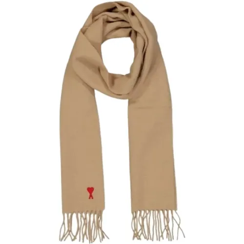 Heart Friend Scarf , male, Sizes: ONE SIZE - Ami Paris - Modalova