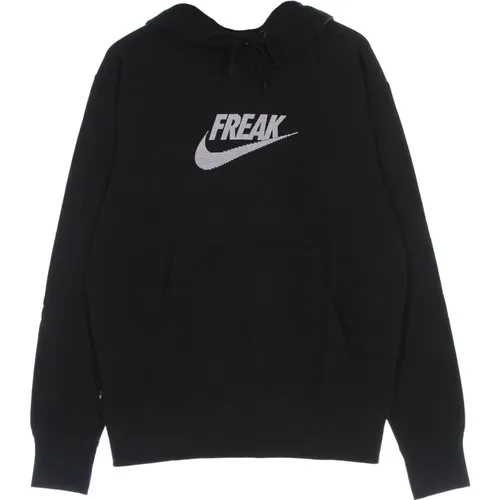 Freak Lightweight Hooded Sweatshirt /White , male, Sizes: 2XL, L, XL, M, S - Nike - Modalova