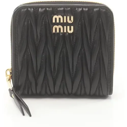 Pre-owned Leder portemonnaies - Miu Miu Pre-owned - Modalova