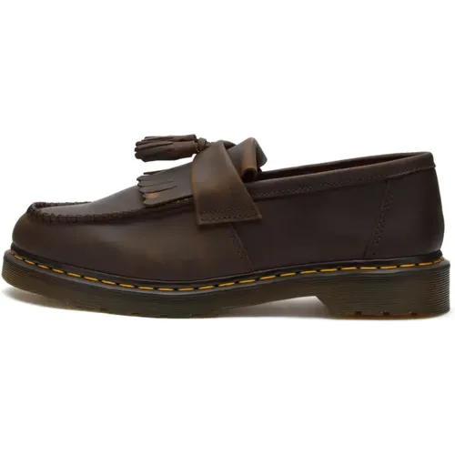 Adrian Loafers Leder Dunkelbraun , Herren, Größe: 44 EU - Dr. Martens - Modalova