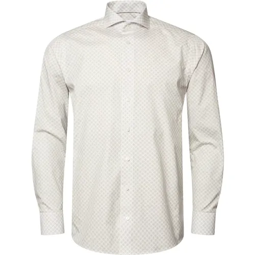 Printed Slim Fit Shirt , male, Sizes: M, L - Eton - Modalova