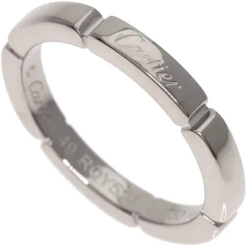 Pre-owned White Gold rings , female, Sizes: ONE SIZE - Cartier Vintage - Modalova