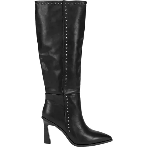 Studded Leather Ankle Boots , female, Sizes: 4 UK, 7 UK, 6 UK, 5 UK, 8 UK, 2 UK, 3 UK - Alma en Pena - Modalova